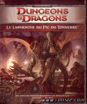 Couverture de H2 - Le Labyrinthe du Pic du Tonnerre