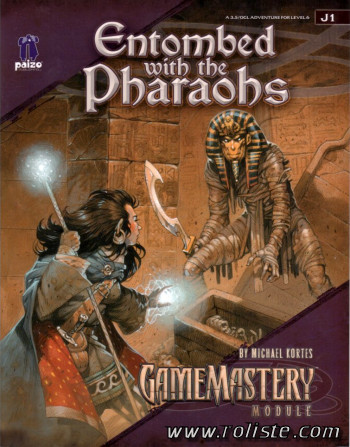Couverture de J1 - Entombed with the Pharaohs