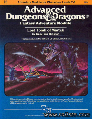 Couverture de I5 - Lost Tomb of Martek
