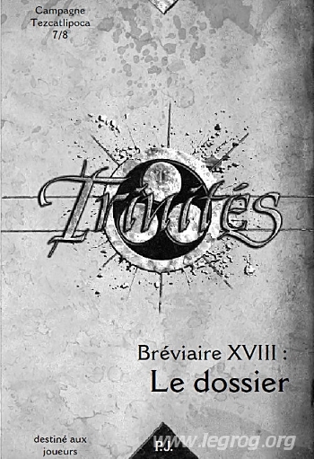 Couverture de Bréviaire XVIII : Le Dossier