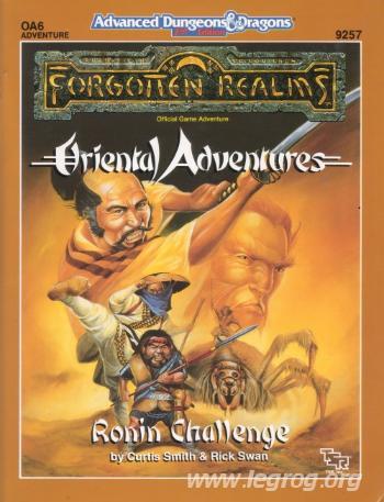 Couverture de OA6 - Ronin Challenge