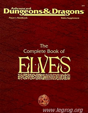 Couverture de PHBR8 - The Complete Book of Elves