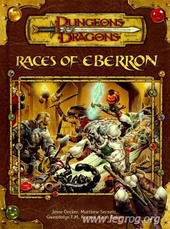 Couverture de Races of Eberron