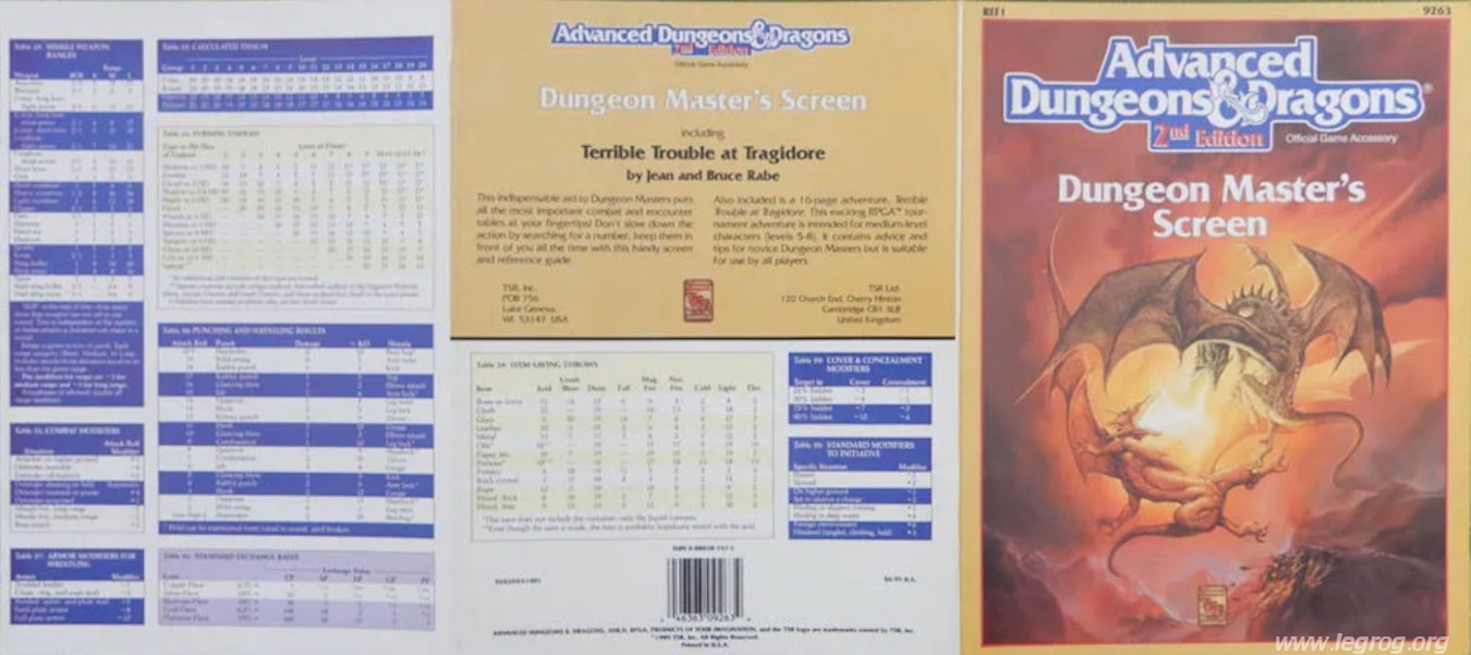 Couverture de REF1 - Dungeon Master's Screen