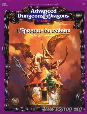 Couverture de Epreuve du Voleur (L')