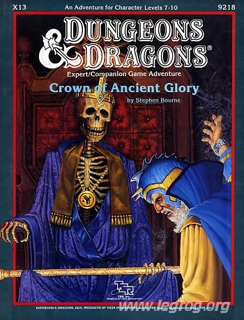 Couverture de X13 - Crown of Ancient Glory
