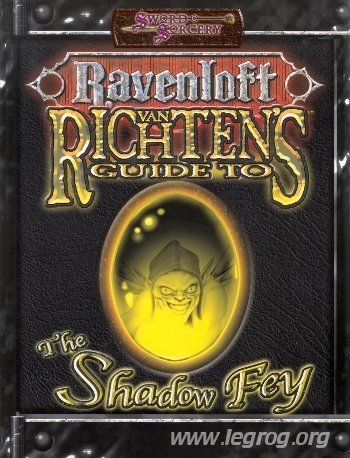 Couverture de Van Richten's Guide to the Shadow Fey