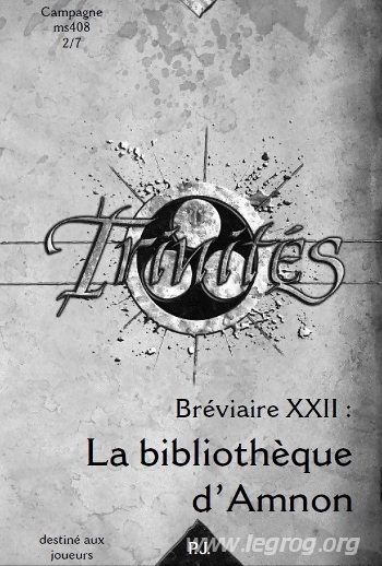 Couverture de Bréviaire XXII : La Bibliothèque d'Amnon