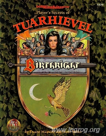 Couverture de Player's Secrets of Tuarhievel