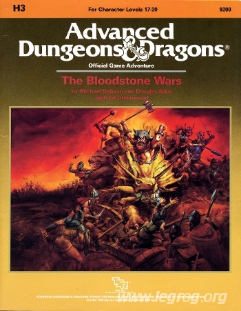 Couverture de H3 - The Bloodstone Wars