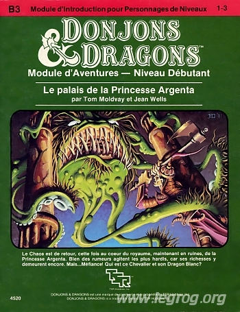 Couverture de B3 - Le Palais de la Princesse Argenta