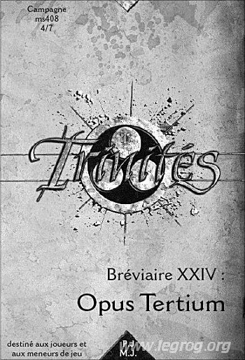 Couverture de Bréviaire XXIV : Opus Tertium