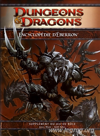 Couverture de Encyclopédie d'Eberron