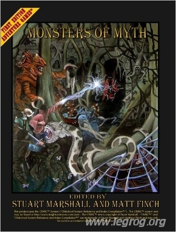 Couverture de Monsters of Myth