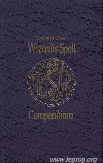 Couverture de Wizard's Spell Compendium, Volume One