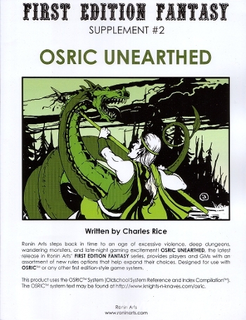 Couverture de OSRIC Unearthed