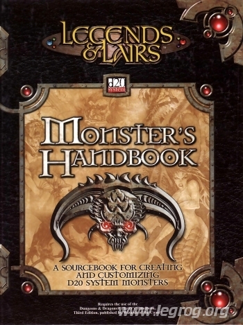 Couverture de Monster's Handbook