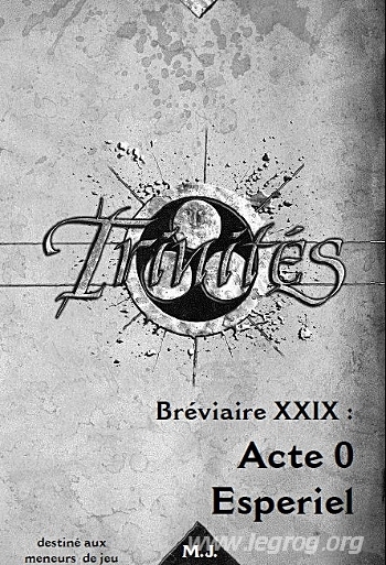 Couverture de Bréviaire XXIX : Acte 0 Esperiel