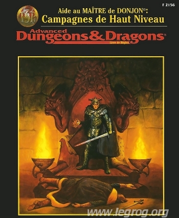 Couverture de Aide au Maître du Donjon : Campagnes de Haut Niveau