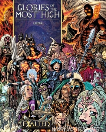 Couverture de Glories of the Most High - Luna