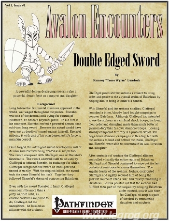 Couverture de Double Edged Sword