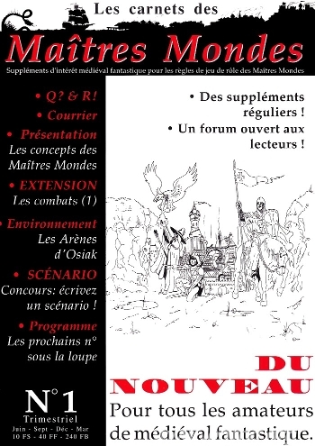 Couverture de Carnets des Maîtres Mondes (Les) - N° 1