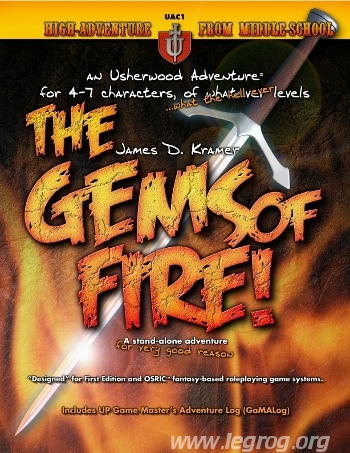 Couverture de UAC01 - The Gems of Fire !