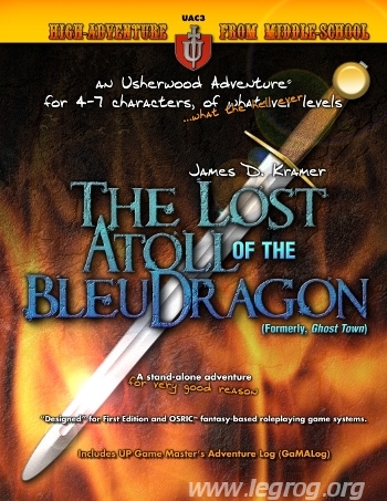 Couverture de UAC03 - The Lost Atoll of the Bleu Dragon