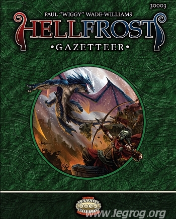 Couverture de Hellfrost Gazetteer