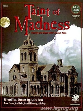 Couverture de Taint of Madness