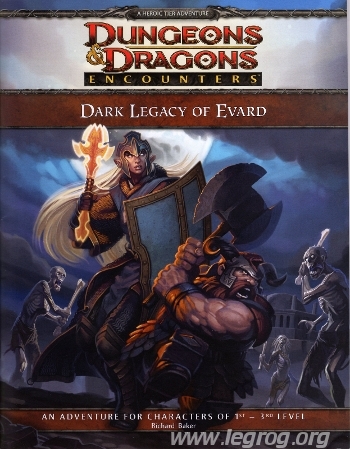 Couverture de Dark Legacy of Evard