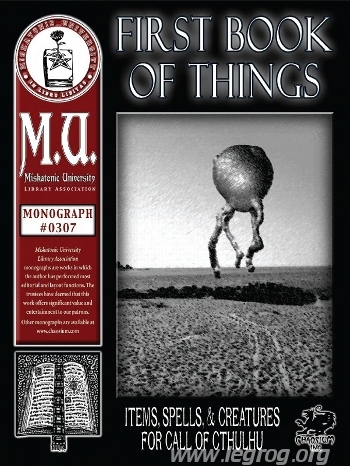 Couverture de First Book of Things