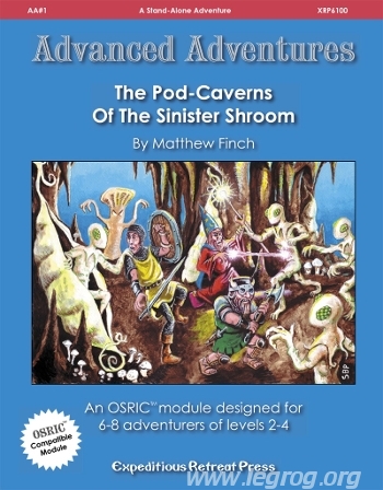 Couverture de AA1 - The Pod-Caverns of the Sinister Shroom