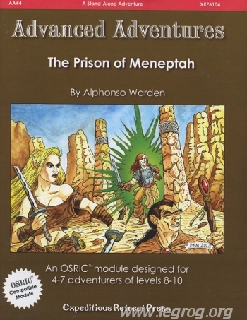 Couverture de AA4 - The Prison of Meneptah
