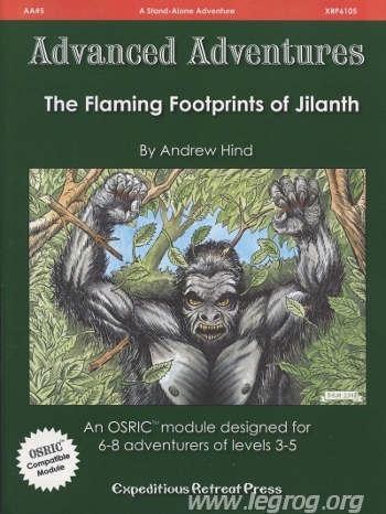 Couverture de AA5 - The Flaming Footprints of Jilanth