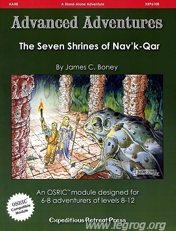 Couverture de AA8 - The Seven Shrines of Nav’k-Qar