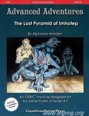 Couverture de AA9 - The Lost Pyramid of Imhotep