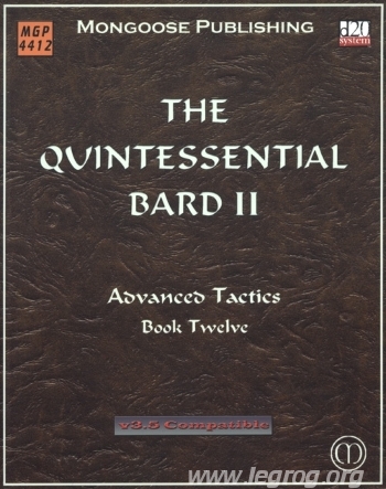Couverture de Quintessential Bard II (The)