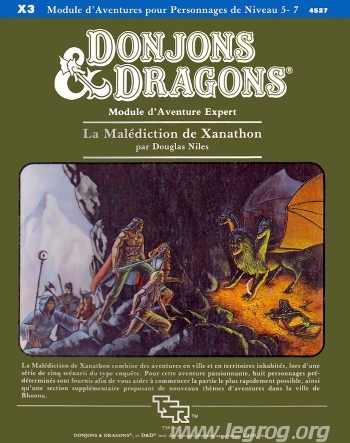 Couverture de X3 - La Malédiction de Xanathon