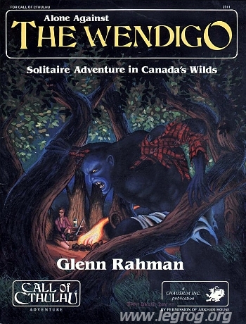 Couverture de Alone Against the Wendigo