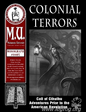 Couverture de Colonial Terrors