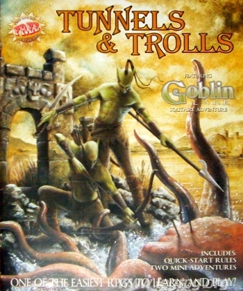 Couverture de Tunnels & Trolls Free Rulebook