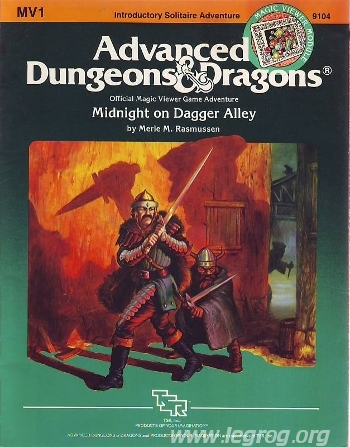 Couverture de MV1 - Midnight on Dagger Alley