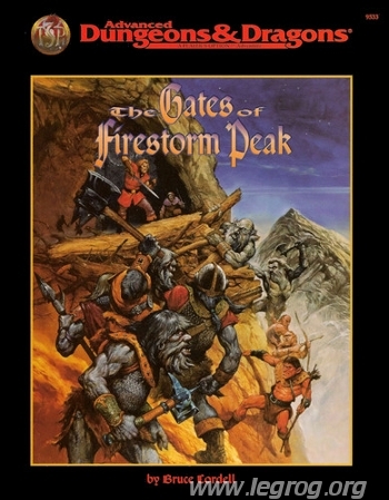 Couverture de Gates of Firestorm Peak (The)