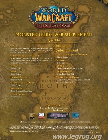 Couverture de Monster Guide Web Supplement