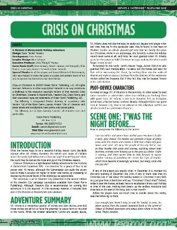 Couverture de Crisis on Christmas
