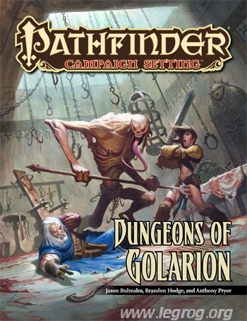 Couverture de Dungeons of Golarion