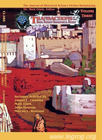 Couverture de Transactions of the Royal Martian Geographical Society - Volume Three