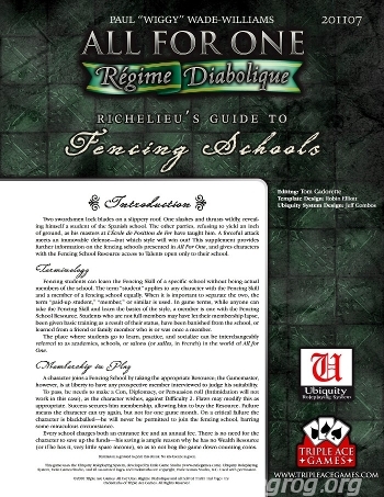 Couverture de Fencing Schools