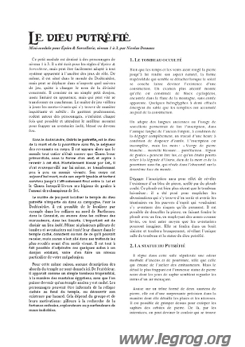 Couverture de Dieu Putréfié (Le)